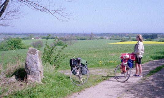 Cykeltur i en nøddeskal:  Med blik over solbeskinnede marker (Nordsjælland, 1992)
